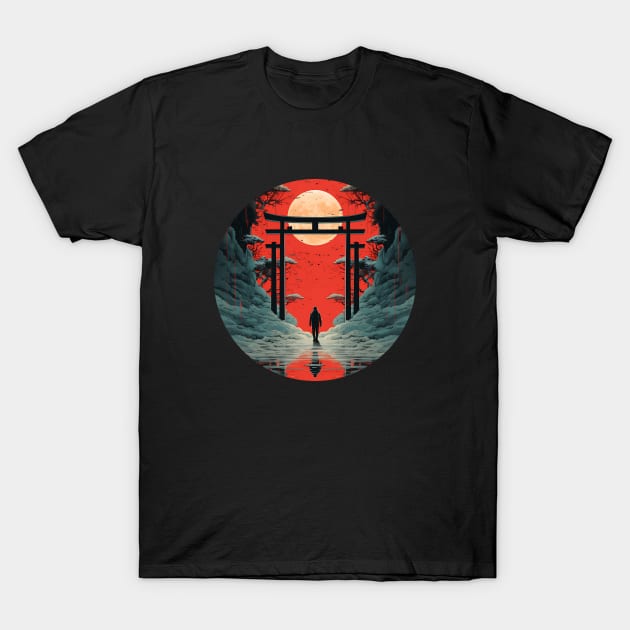 Torii gate T-Shirt by skgadgets